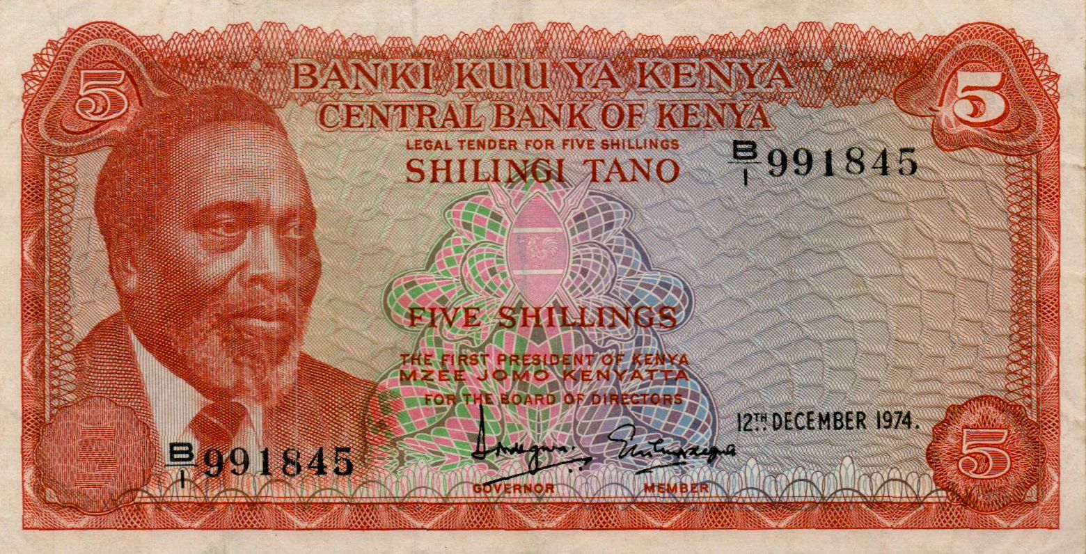 Kenya 5 1974 XF P-11/a